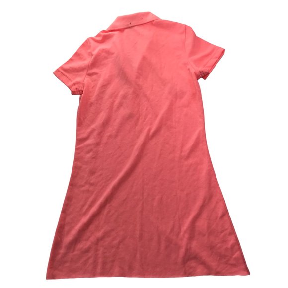LACOSTE Polo Dress, Colored.  Pink Women's 3 Small Golf Tennis. Short Sleeve. - Picture 5 of 13